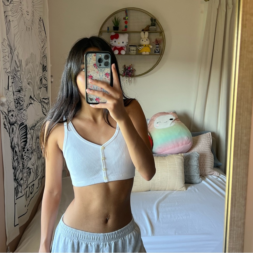 Brandy Melville White Tank Top
